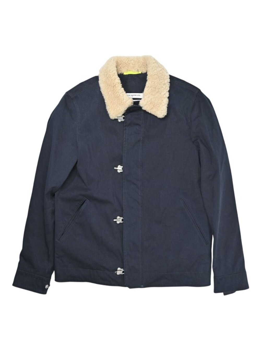 OAMC Sherpa Collar Deck Jacket in Dark Blue